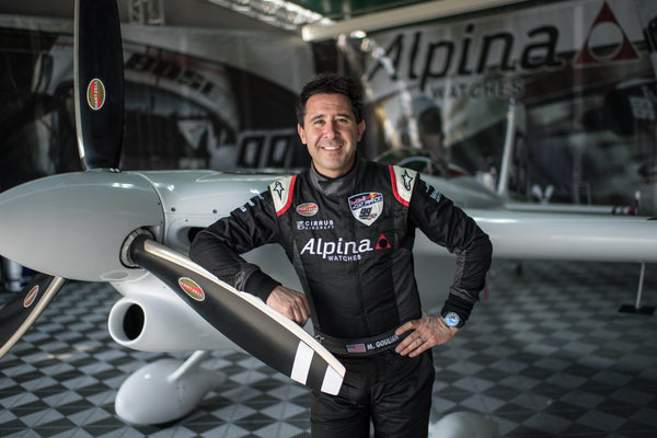 ALPINA WATCHES BRAND AMBASSADOR MICHAEL GOULIAN READY TO FLY AT THE ABU DHABI RED BULL AIR RACE