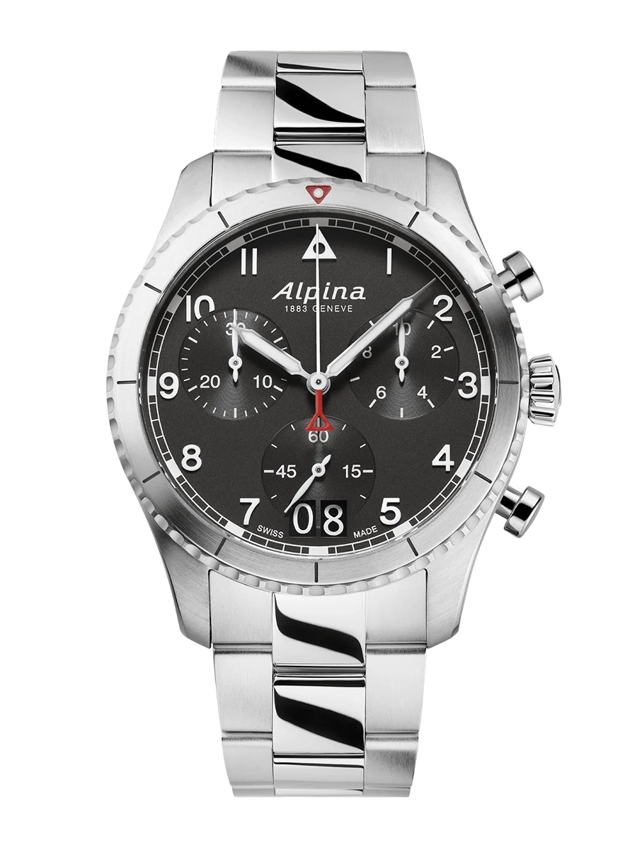 Startimer Pilot Quartz Chronograph Big date Automatic men s watch Alpina Watches