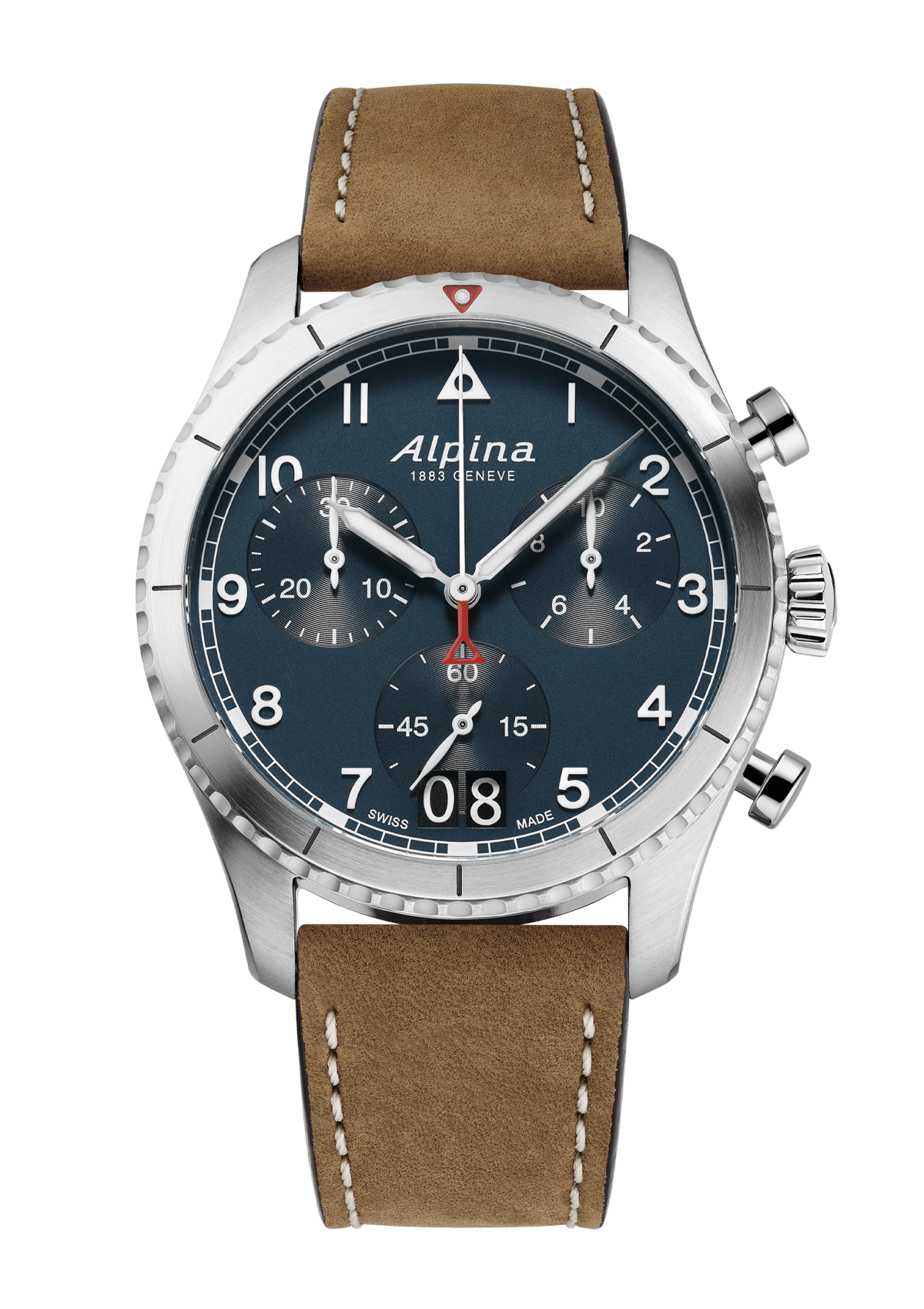 Startimer Pilot Quartz Chronograph Big date Automatic men s watch Alpina Watches