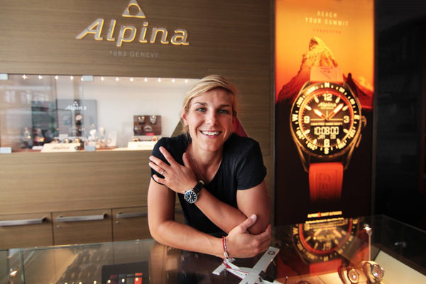 FRENCH FIS WORLDCUP SNOWBOARDER NELLY MOENNE-LOCCOZ – ALPINA WATCHES BRAND AMBASSADOR