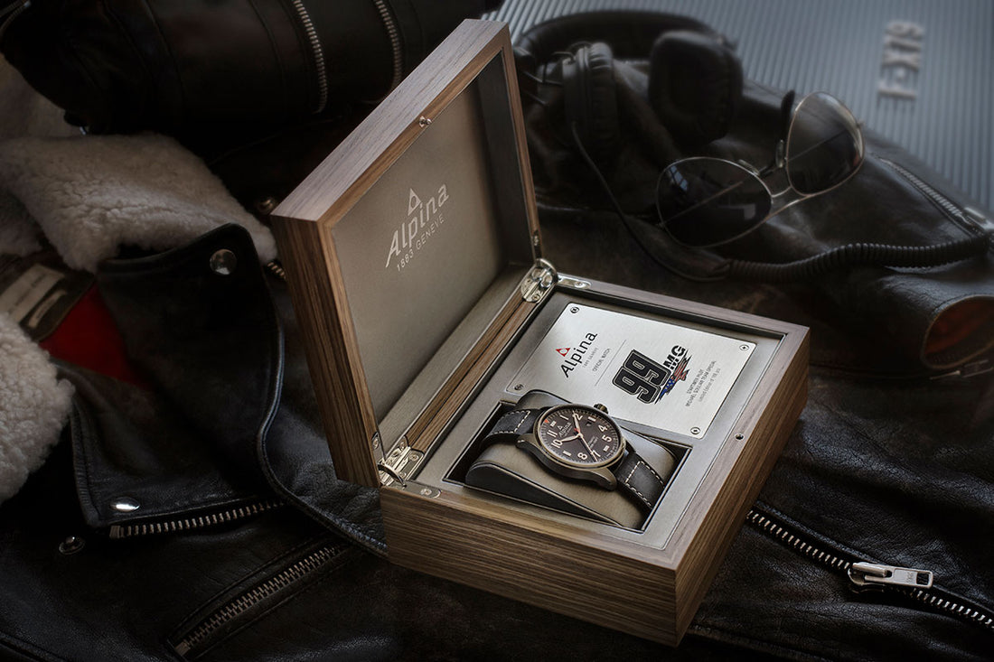 INTRODUCING THE 99MG LIMITED EDITION STARTIMER PILOT TIMEPIECE WITH BRAND AMBASSADOR, CHAMPION AVIATOR, MICHAEL GOULIAN