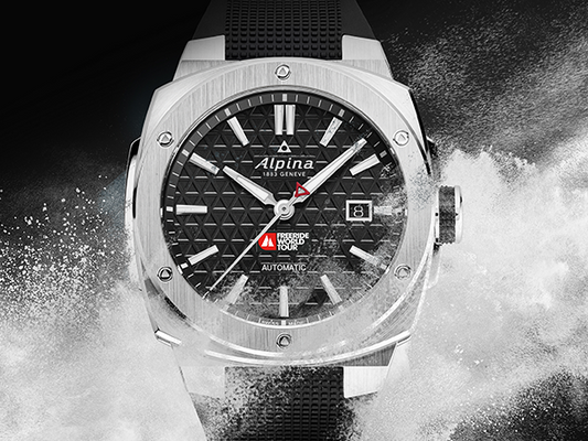 Alpina presents its new watch for the Freeride World Tour 2023