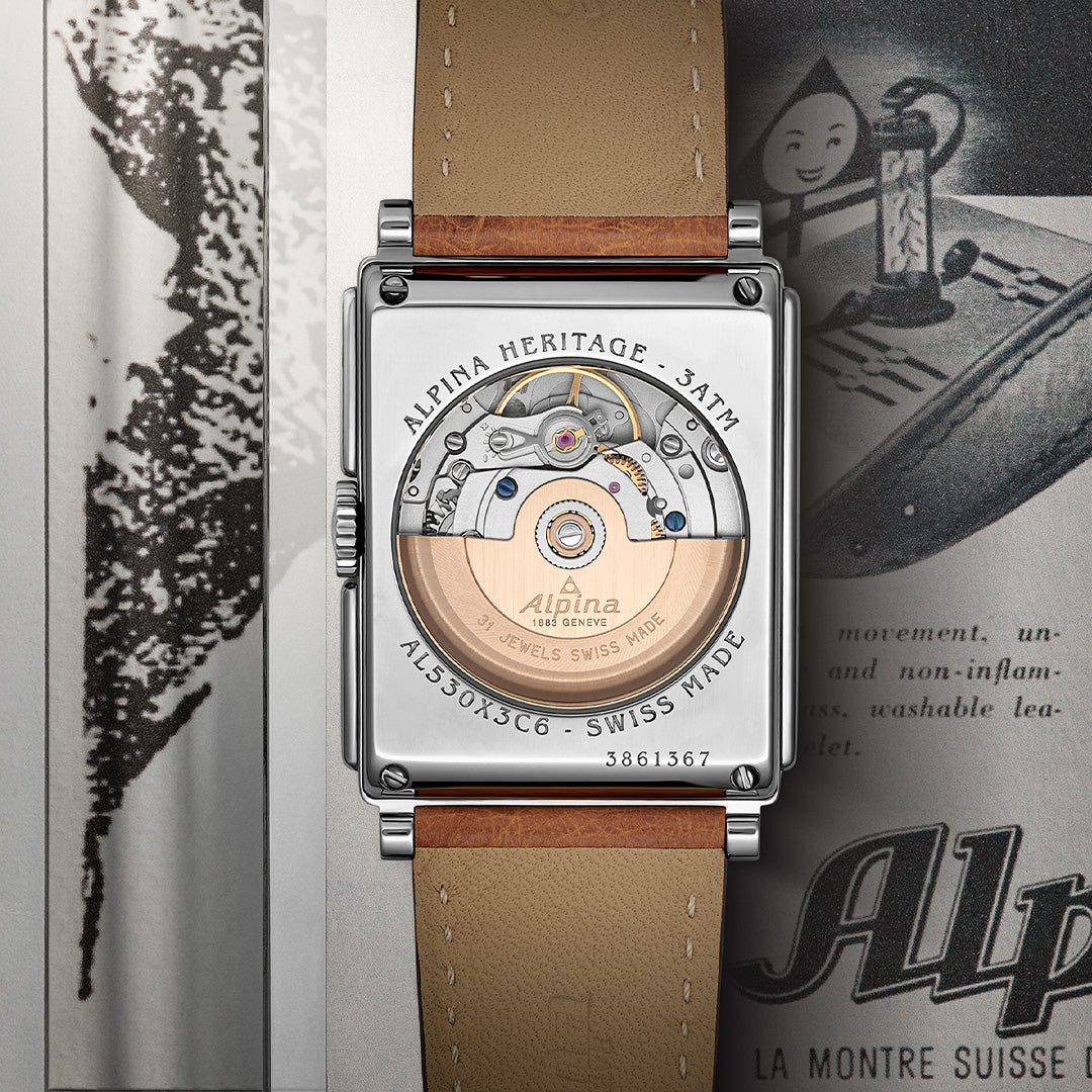 Heritage Alpiner Carrée : Automatic men's watch – Alpina Watches