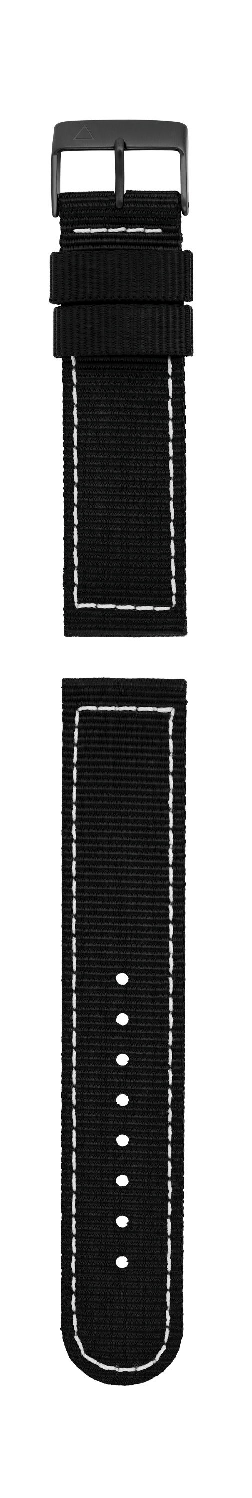 21MM - Black Nylon Strap - Alpina Watches