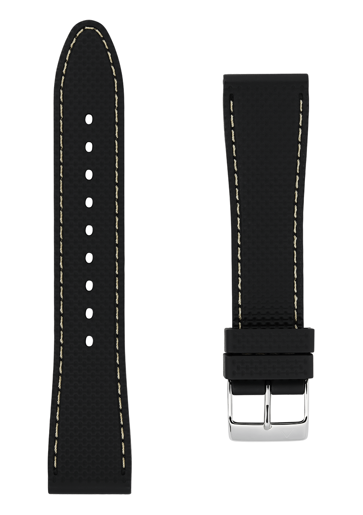 21MM - Black Silicon Strap - Alpina Watches