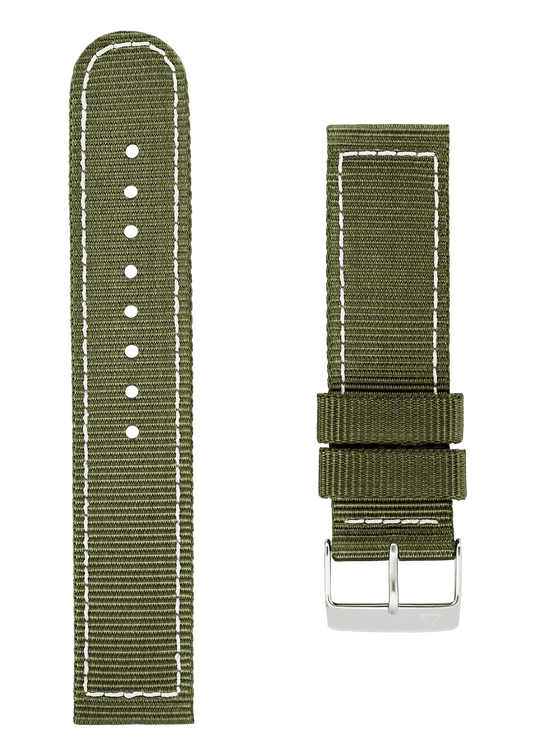 21MM - Green Nylon Strap - Alpina Watches