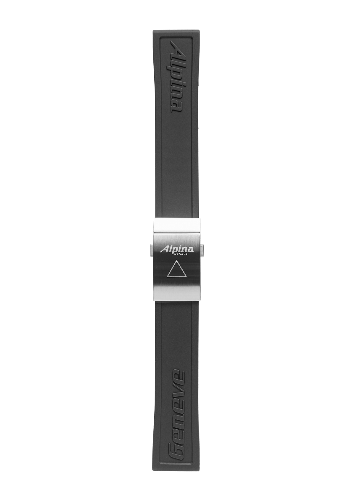 22 MM - Black Silicon Strap - Alpina Watches