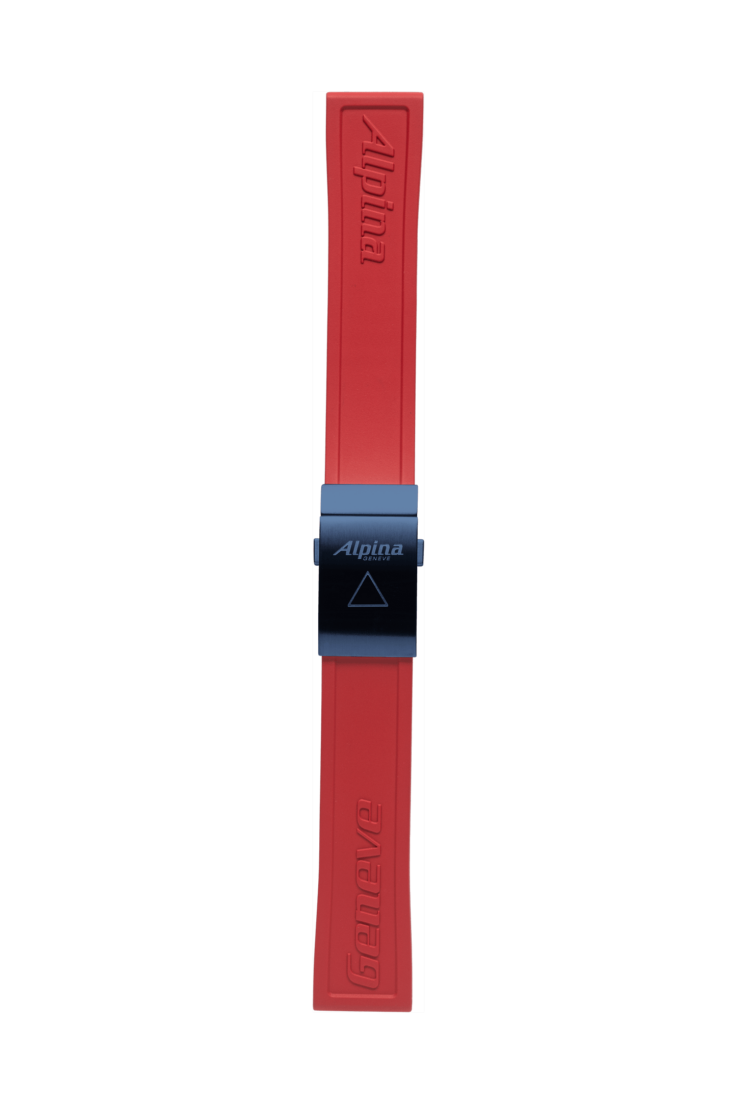 22MM - Red Silicon Strap - Alpina Watches