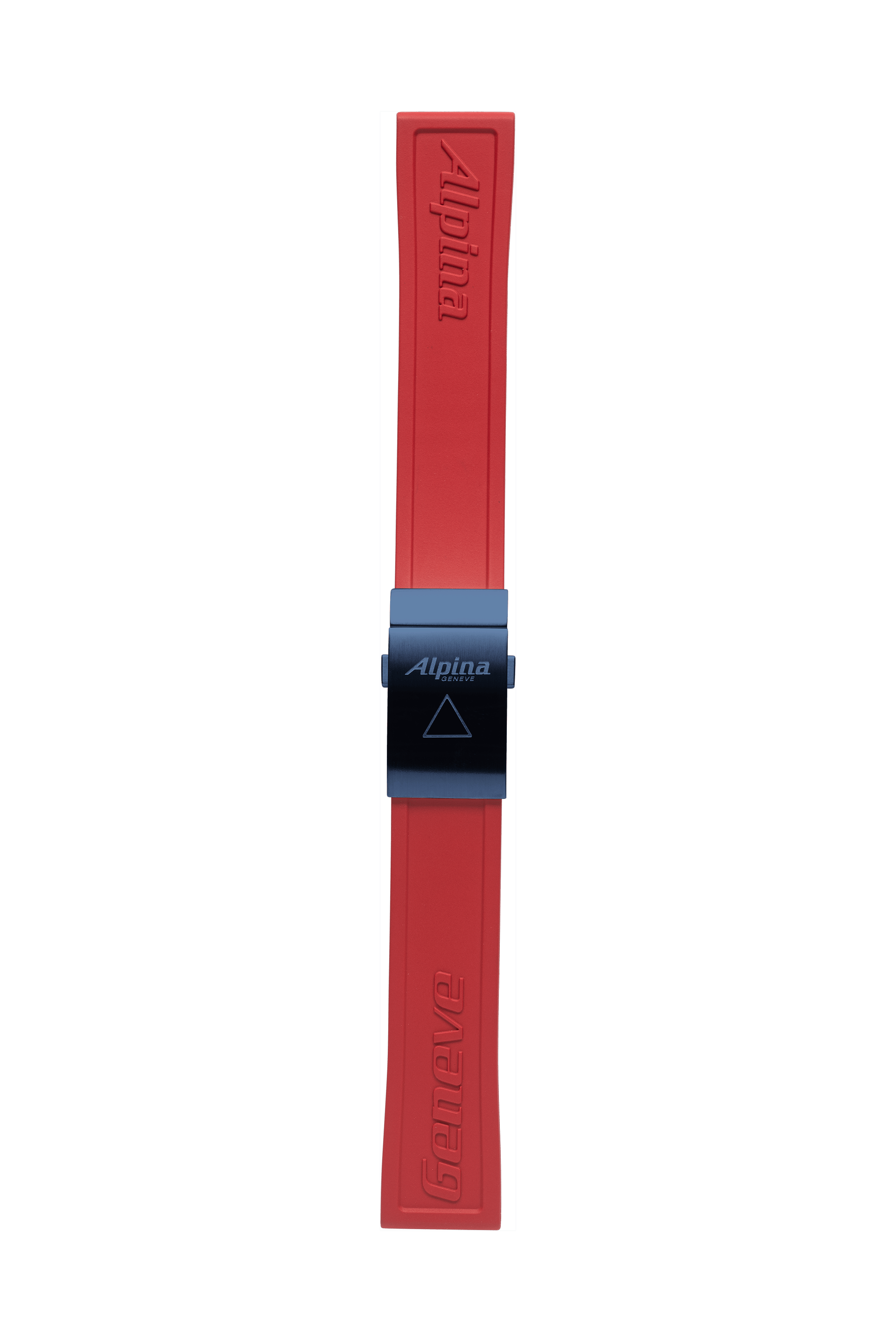 22MM - Red Silicon Strap - Alpina Watches