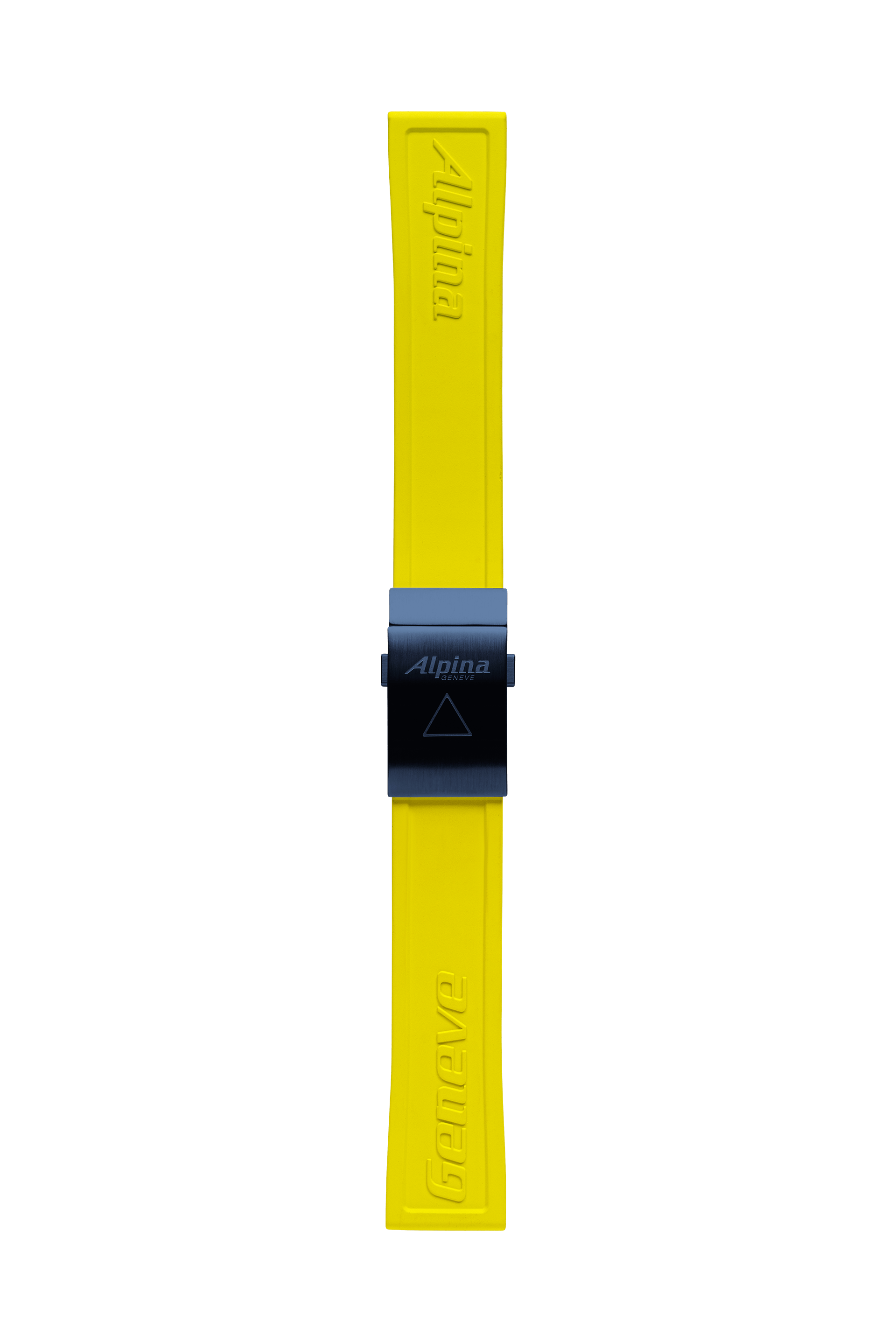 22MM - Yellow Silicon Strap - Alpina Watches