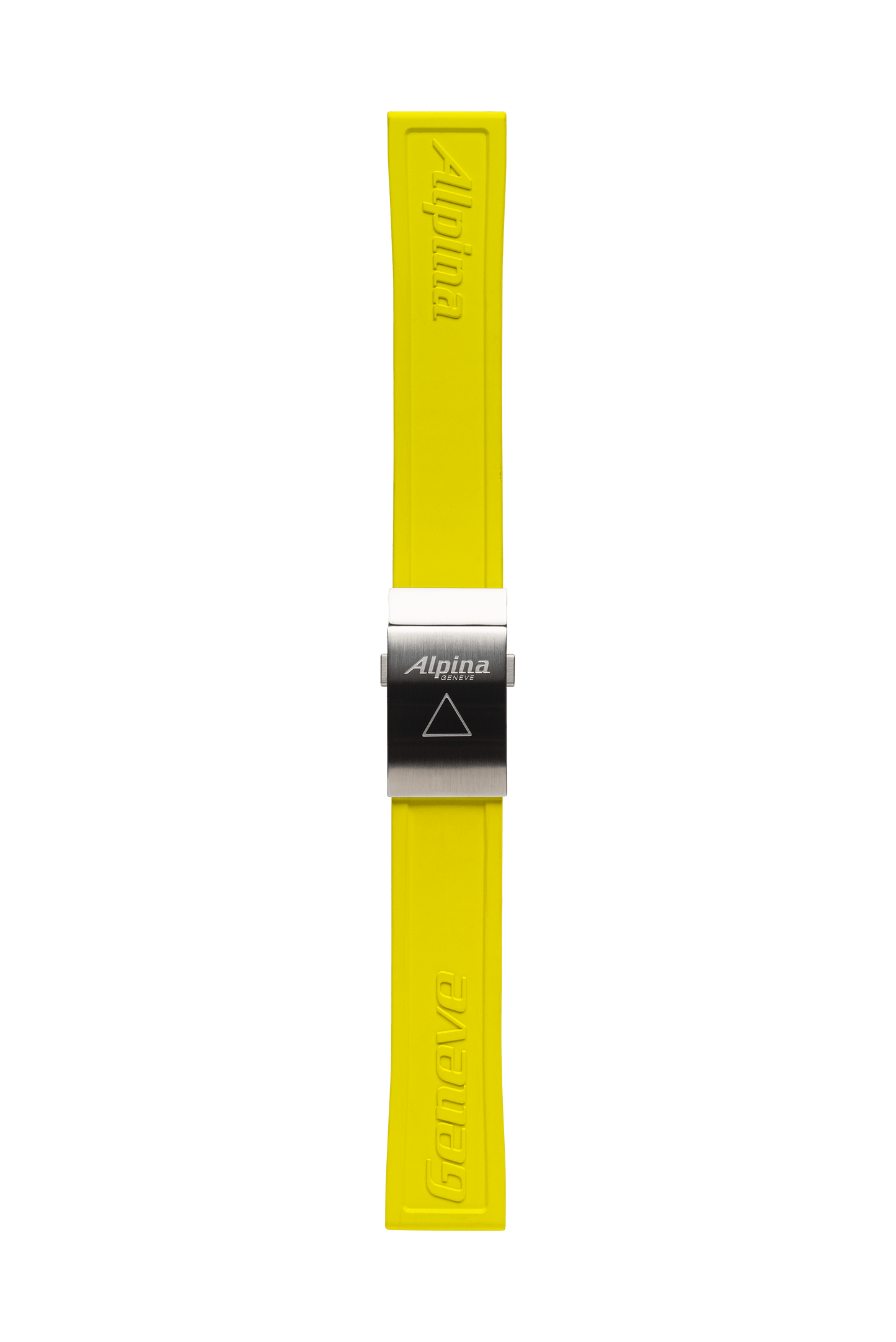 22MM - Yellow Silicon Strap - Alpina Watches