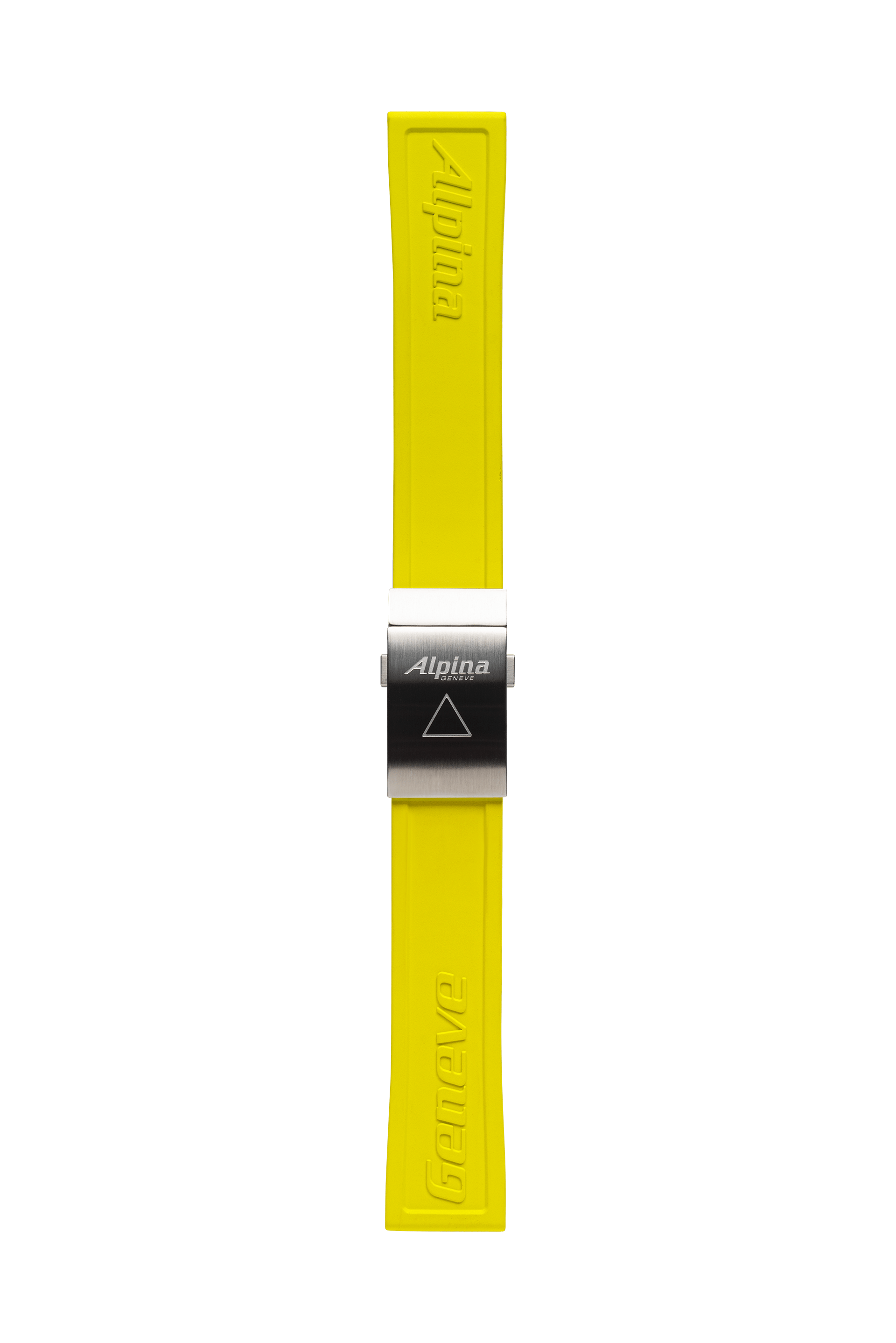 22MM - Yellow Silicon Strap - Alpina Watches