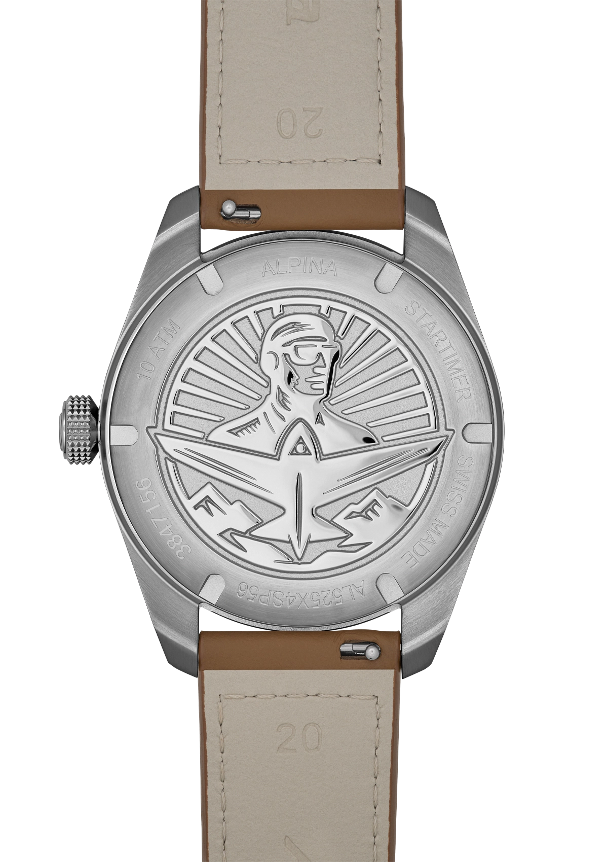 Pilot Watch Back Startimer Pilot: Automatic men's watch – Alpina Watches