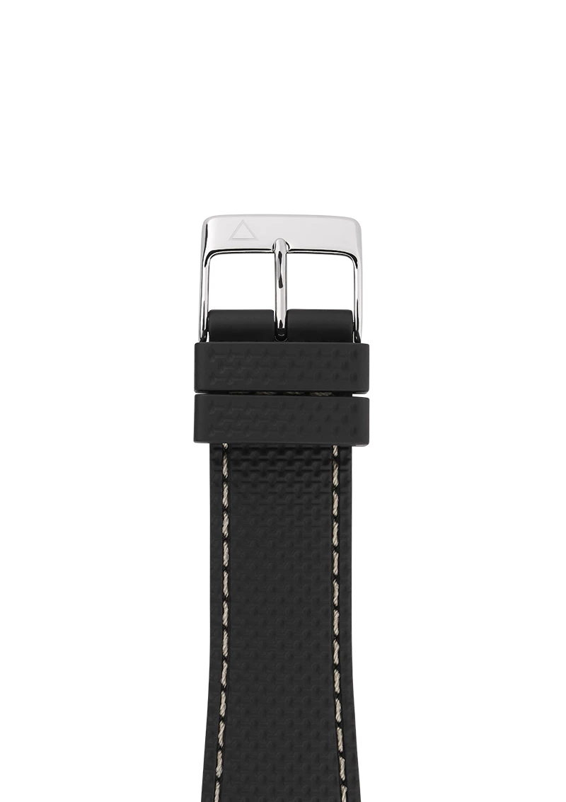 Black Rubber Strap - 21 mm - Alpina Watches