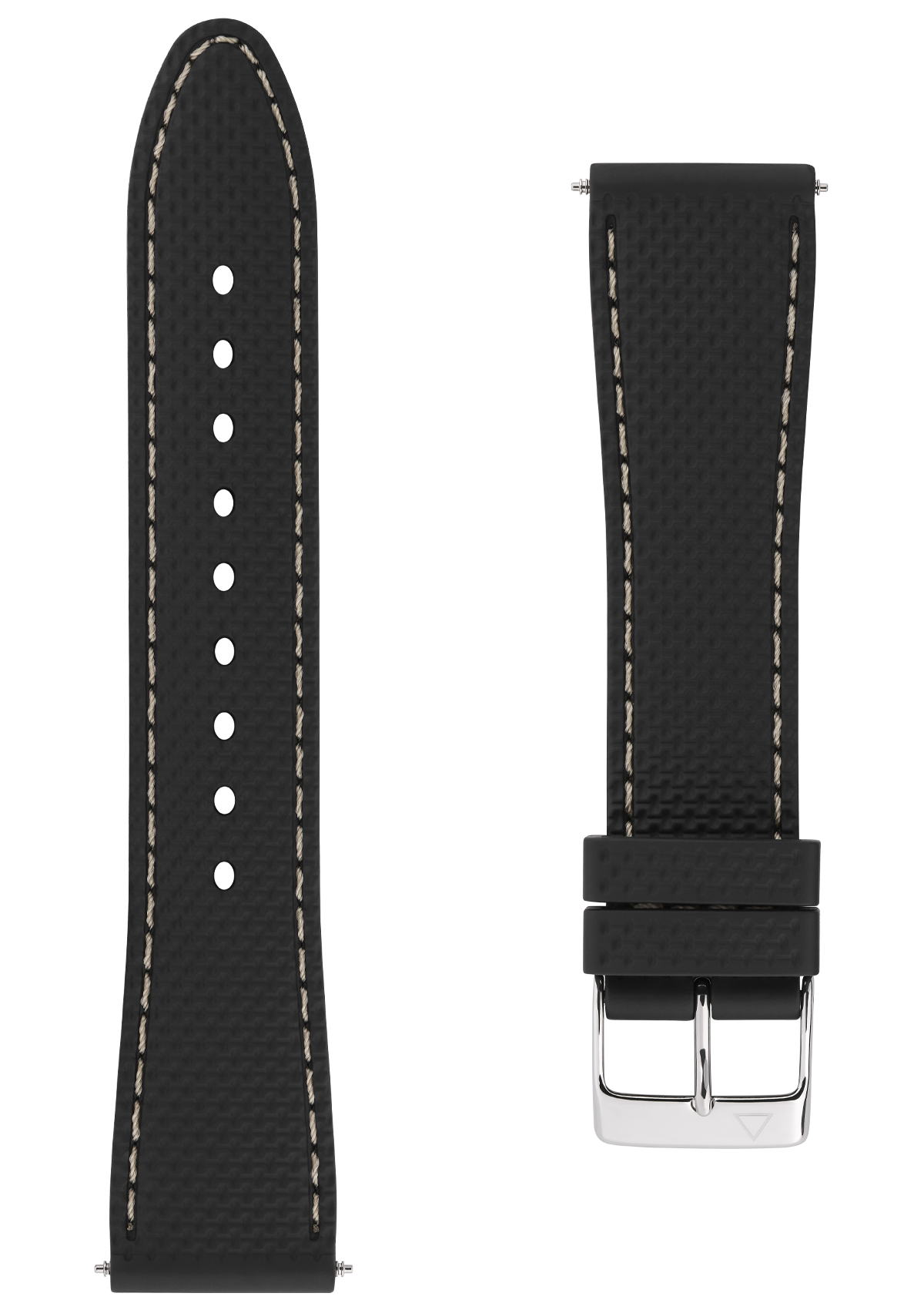 Black Rubber Strap - 21 mm - Alpina Watches