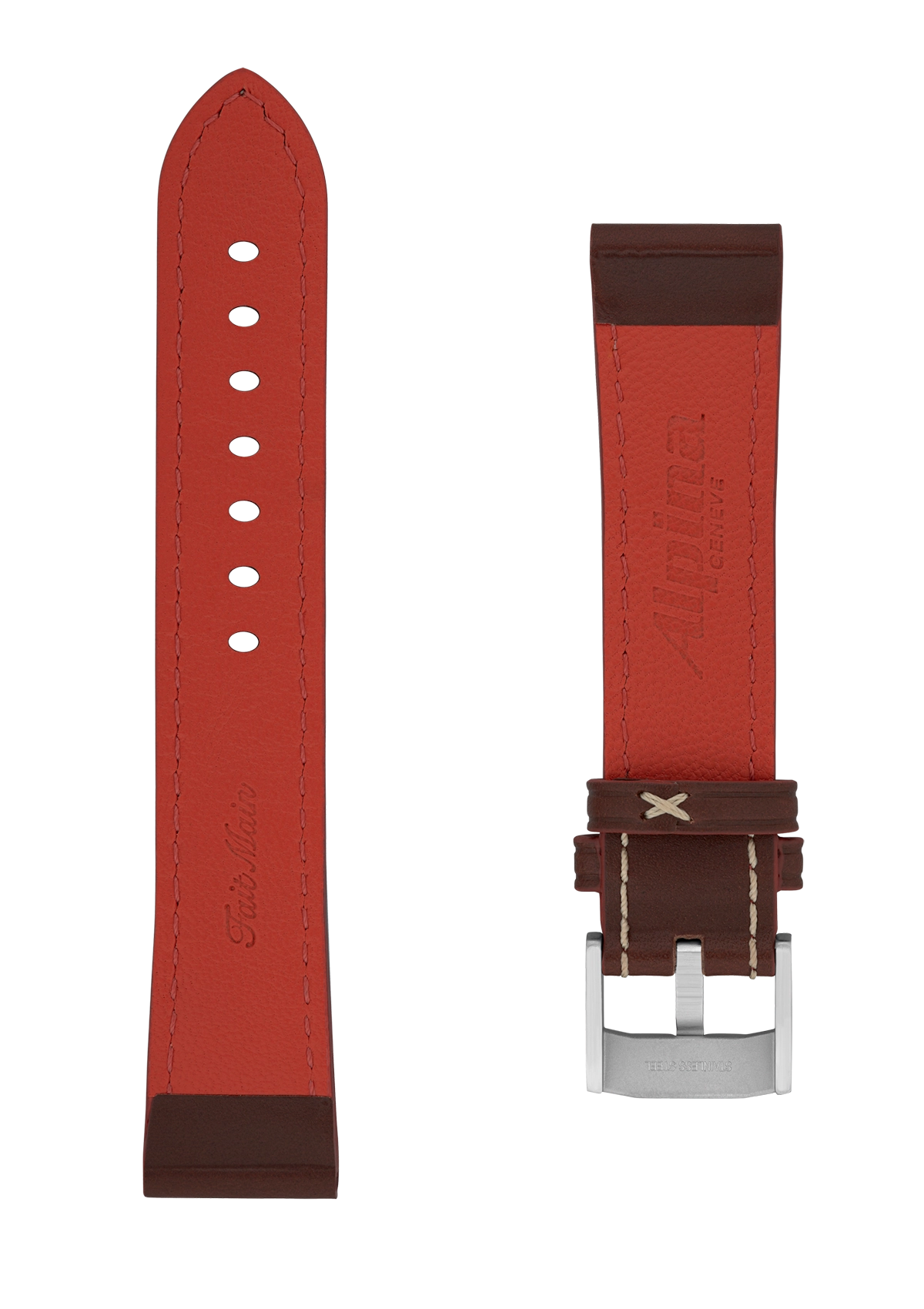 Black Calf Leather Strap - 20 mm - Alpina Watches