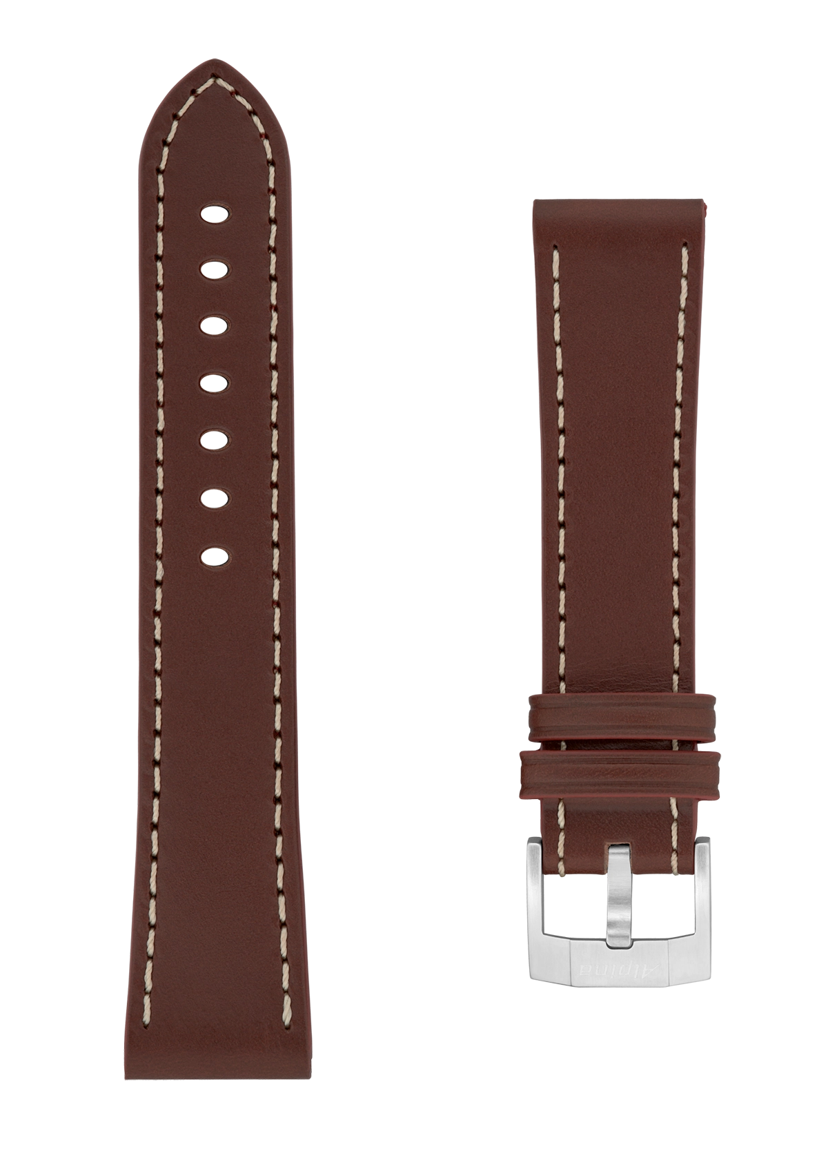 Black Calf Leather Strap - 20 mm - Alpina Watches