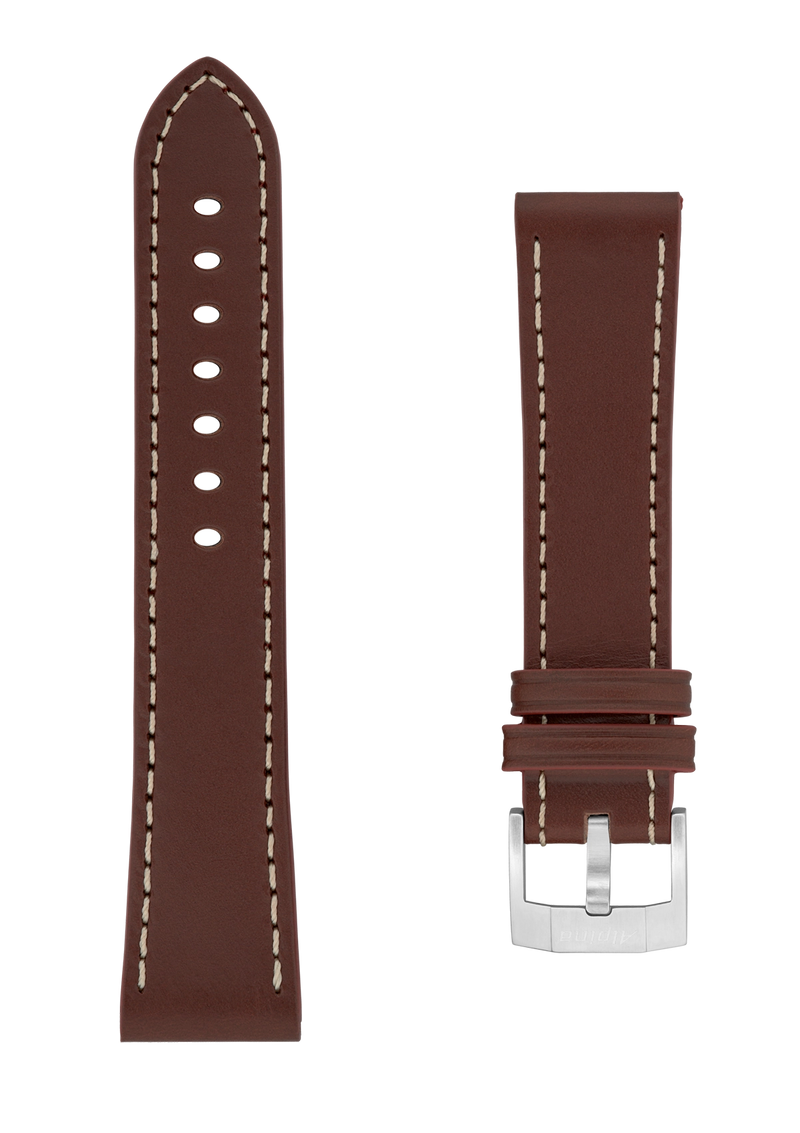 Black Calf Leather Strap - 20 mm - Alpina Watches
