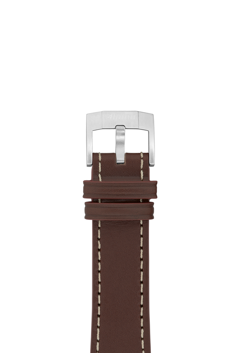 Black Calf Leather Strap - 20 mm - Alpina Watches