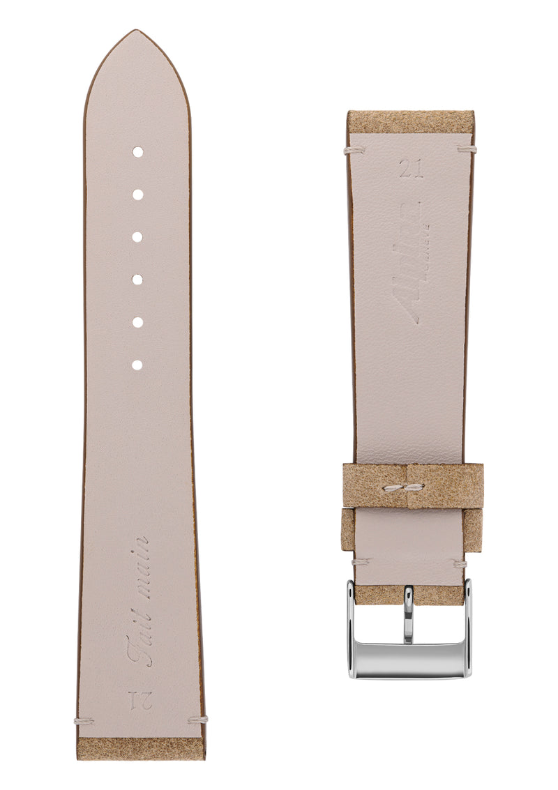 CALF LEATHER WITH CROCODILE PATTERN EMBOSSING STRAP - 18mm - Alpina Watches