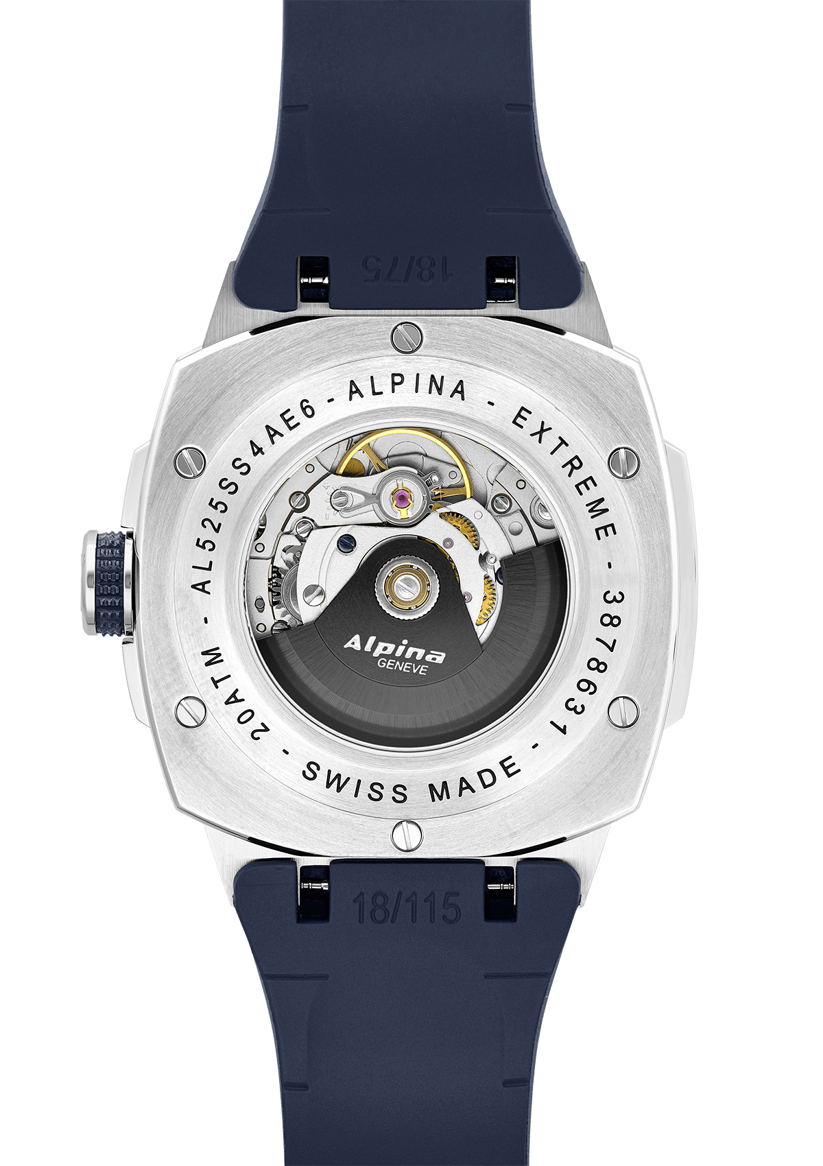 Alpina Alpiner Extreme Automatic Bleu Caoutchouc AL-525N4AE6