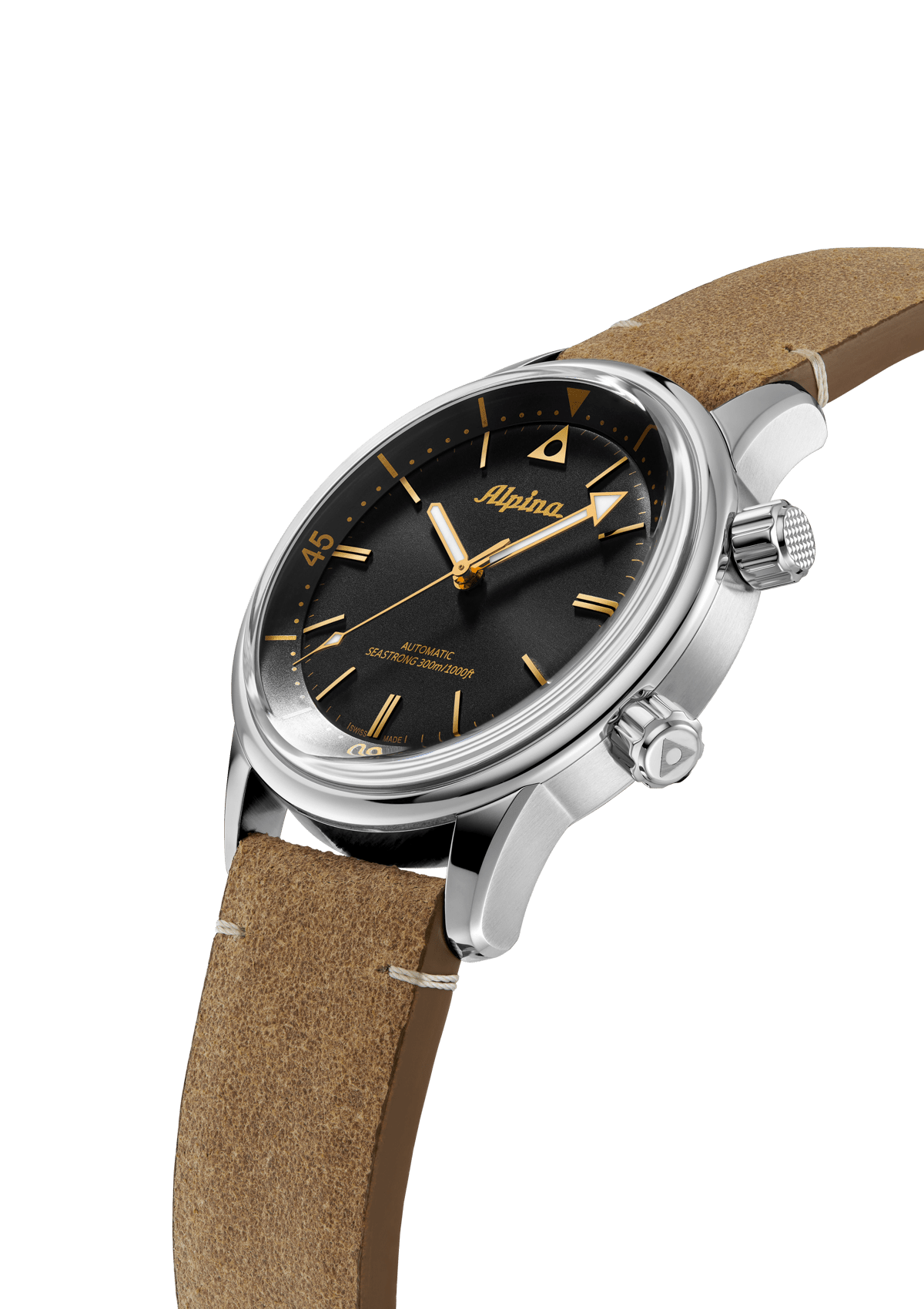 Seastrong Diver 300 Heritage Black - Alpina Watches