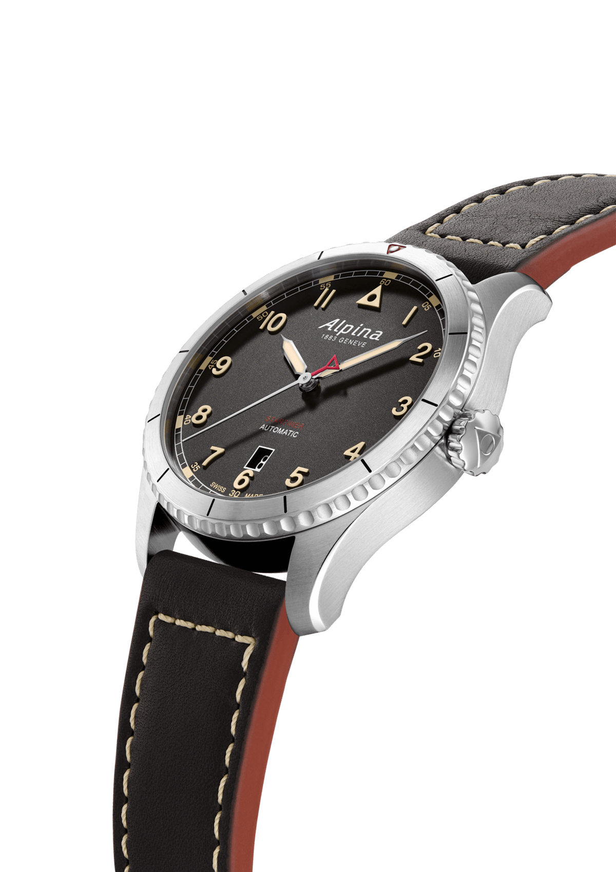 Startimer Pilot Automatic Black 41 mm - Alpina Watches