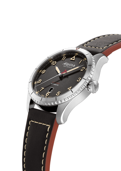 Startimer Pilot Automatic Black 41 mm - Alpina Watches