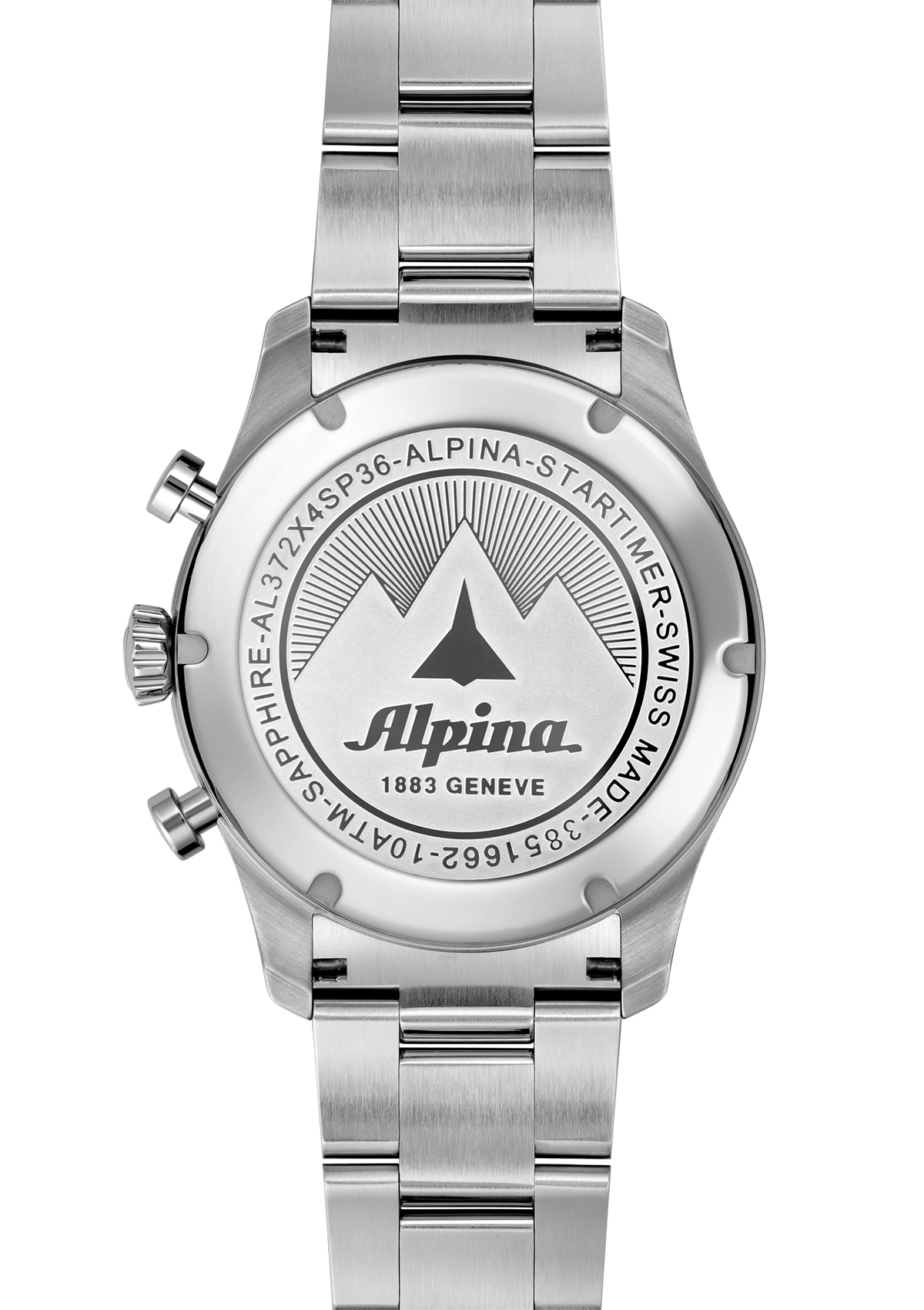 Startimer Pilot Quartz Chronograph Big Date Black - Alpina Watches