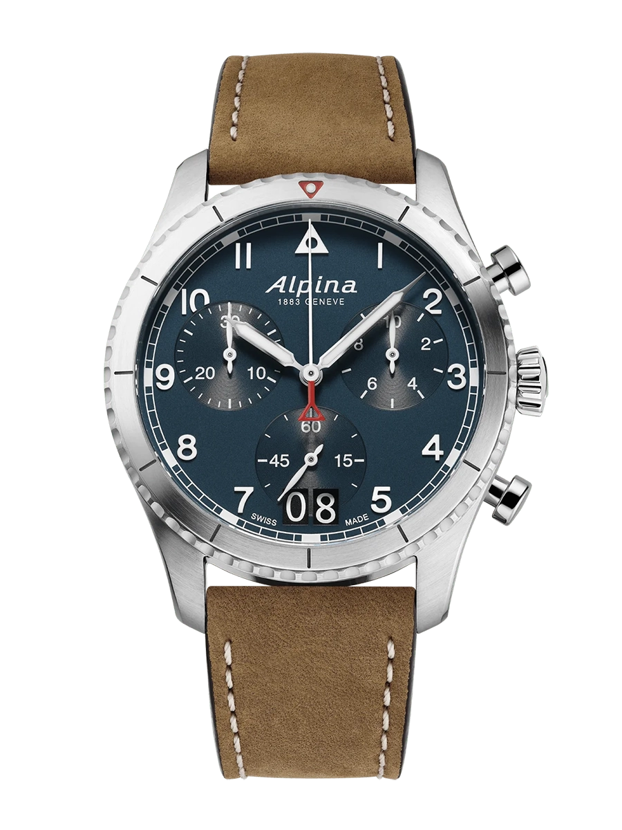 Pilot Quartz Chronograph Big Date - Alpina Watches