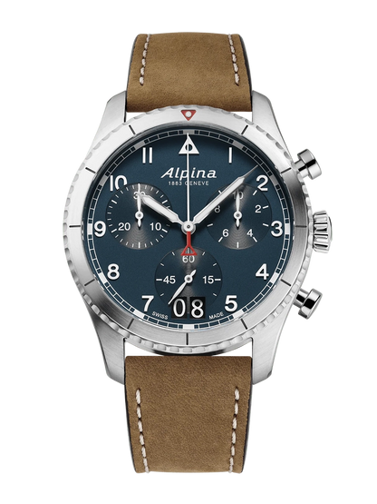 Pilot Quartz Chronograph Big Date - Alpina Watches