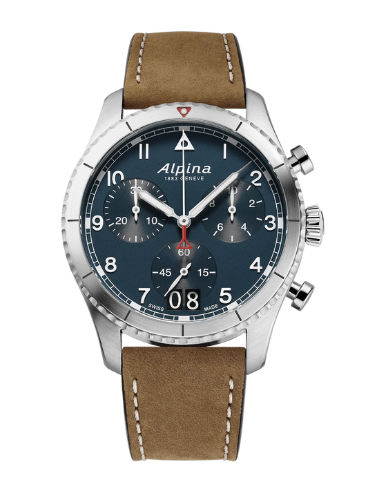 Pilot Quartz Chronograph Big Date - Alpina Watches