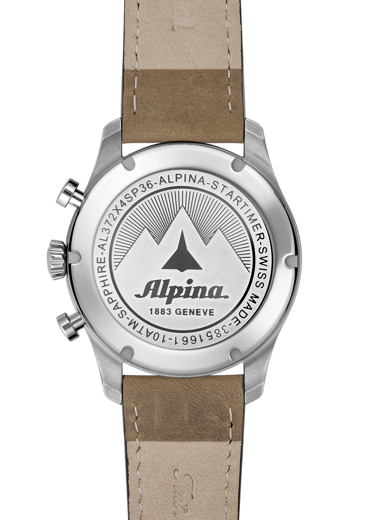 Startimer Pilot Quartz Chronograph Big Date Petroleum blue - Alpina Watches
