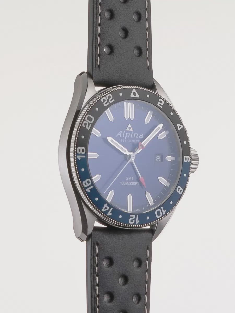 Quartz Watches For Men | Alpiner Quartz GMT Navy Blue | Gents' Watch | Alpina Watches
