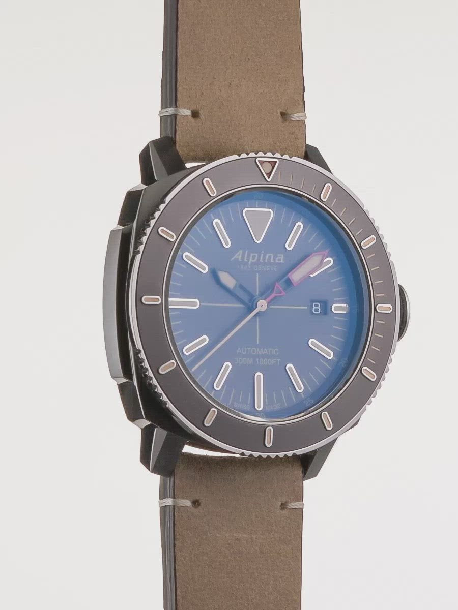 Seastrong Diver 300 Grey | Grey Color Bezel | Alpina Watches