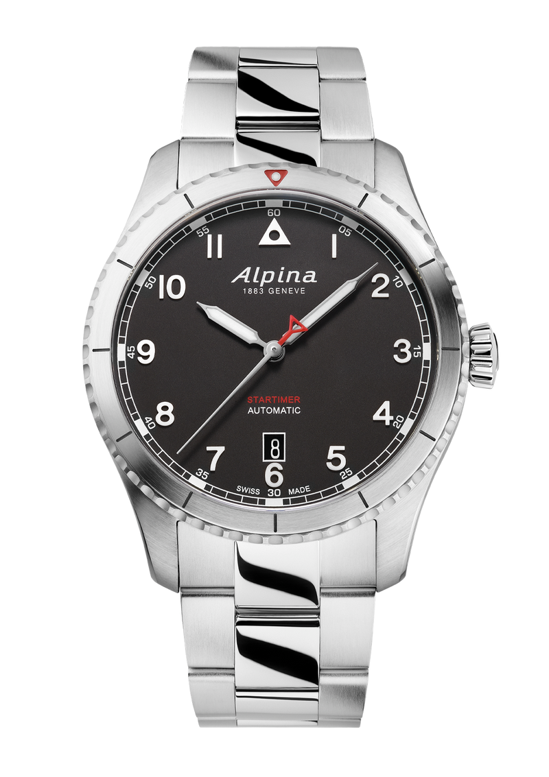 Alpina Alpiner X Quartz Black Dial Men's Smart Watch AL-283LBO5AQ6  7688200305168 - Watches, Alpiner X - Jomashop