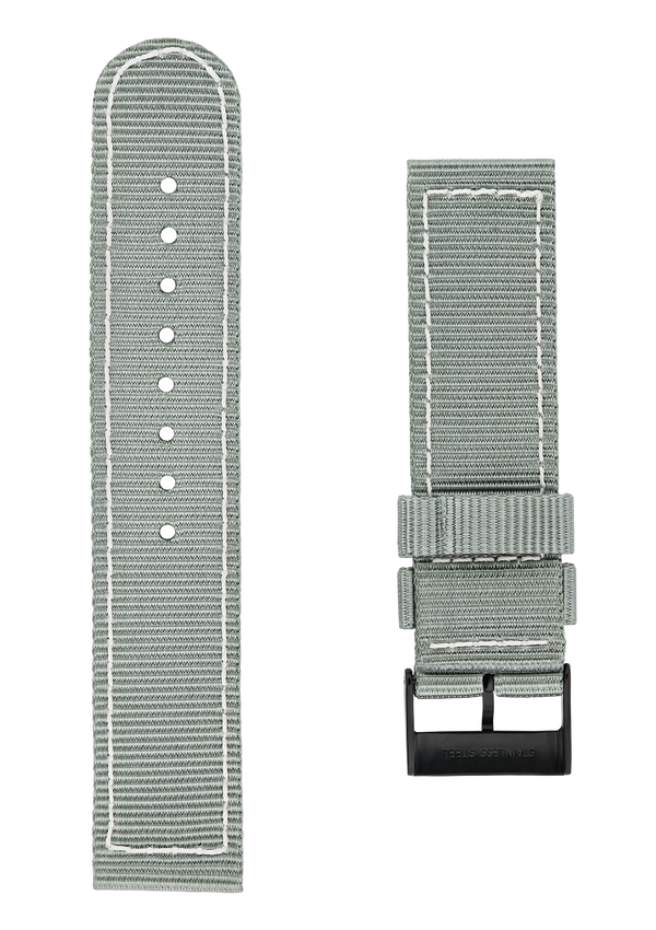 21MM - Bracelet Nylon gris 