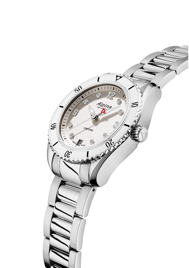 Alpiner Comtesse Sport Quarts Silver Bracelet | Alpina Watches