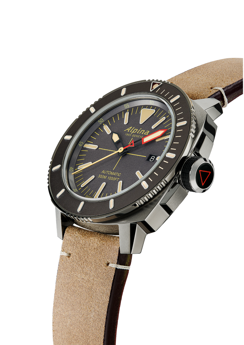 Seastrong Diver 300 Grey | Grey Color Bezel | Alpina Watches